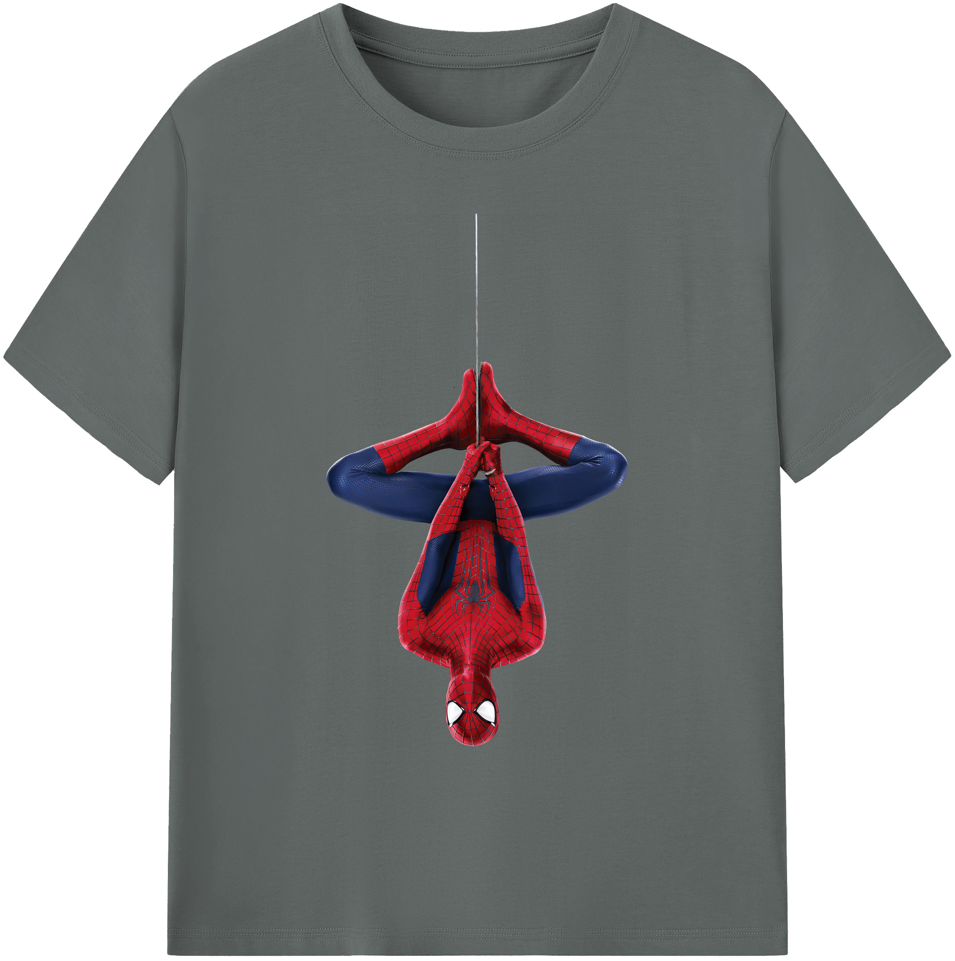 （画像用） Spider Man スパイダーマン 綿100％ メンズ半袖Tシャツ｜肌触りやわらか＆通気性
